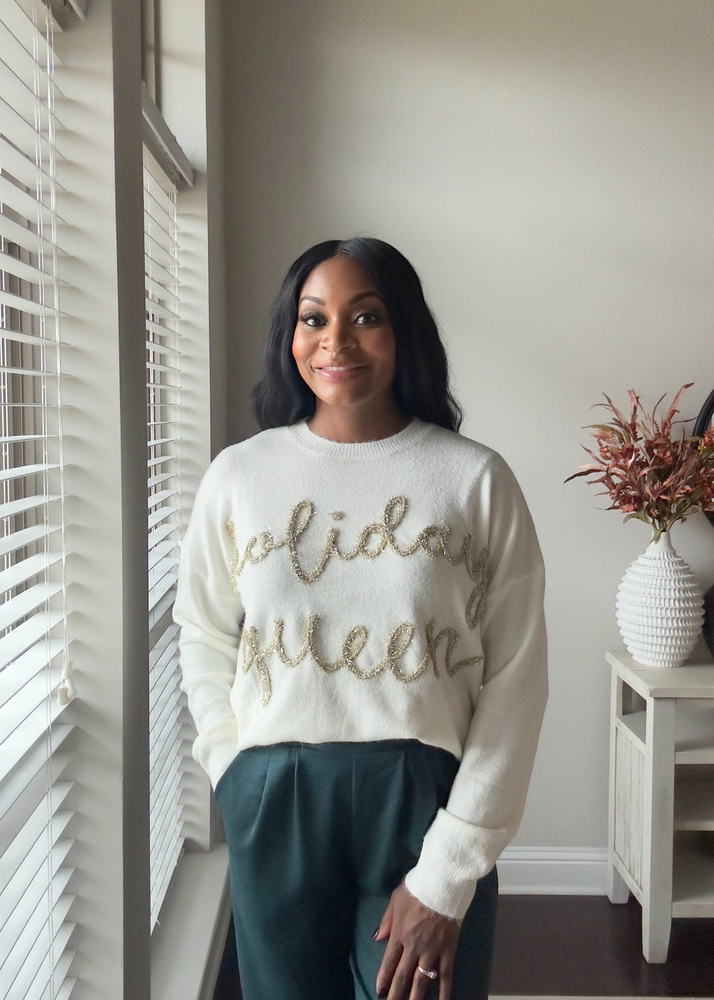 The Holiday Queen Sweater