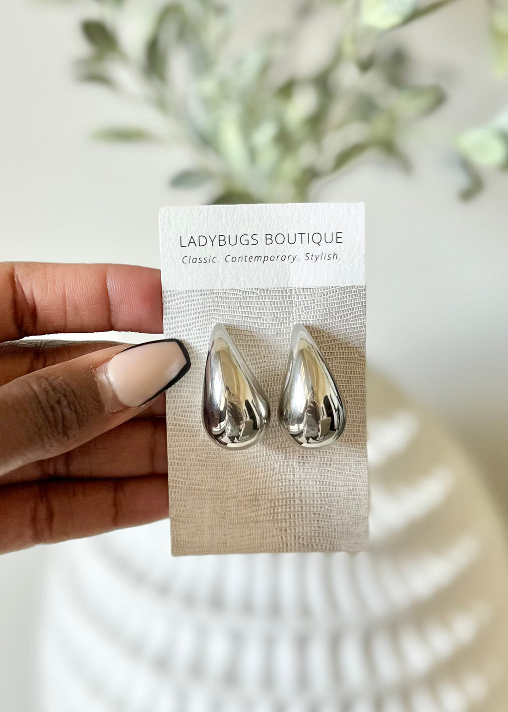 The Drop Earrings (Silver)