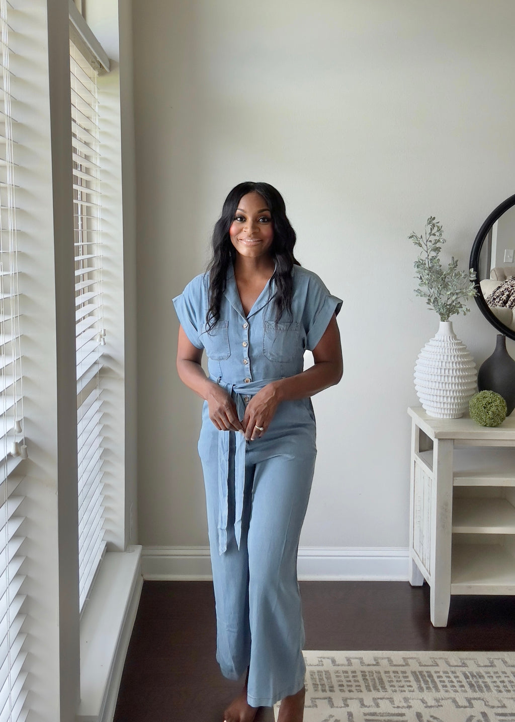 The Jackie Belted Jumpsuit