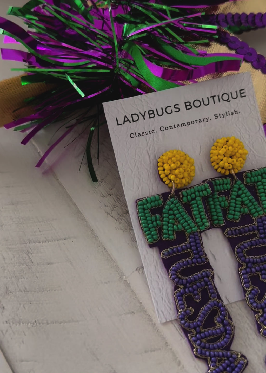 The FAT TUESDAY Earrings